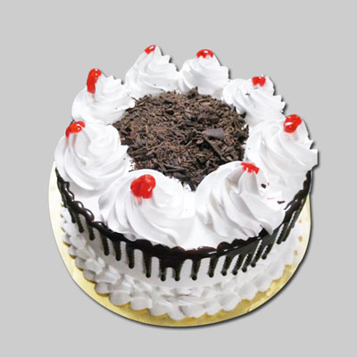 "Round shape black forest cake - 1kg - Click here to View more details about this Product